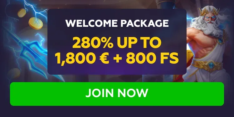 Playfina welcome package banner, mobile version
