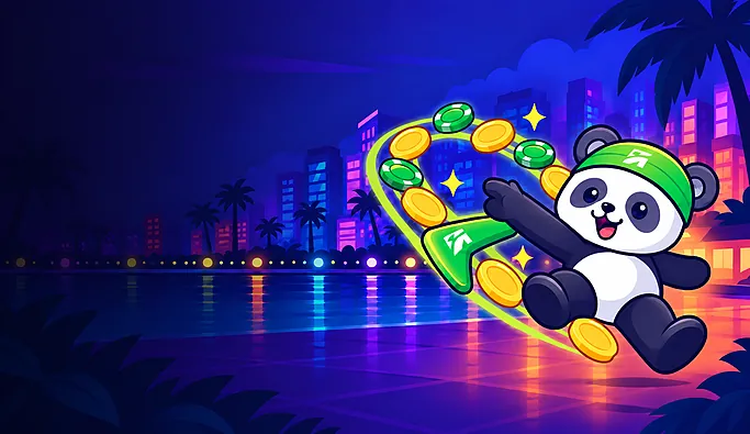 Fastpay Casino cashback art with the Fastpay panda